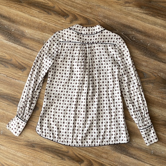 Jonathan Simkhai Button Front Printed Blouse - Picture 16 of 16